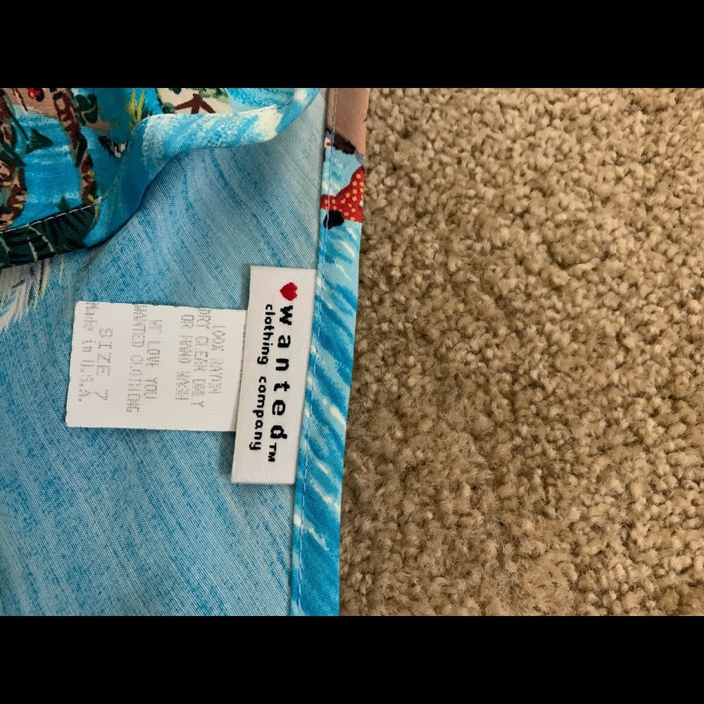 Hawaiian Print Skirt - Picture 3 of 3